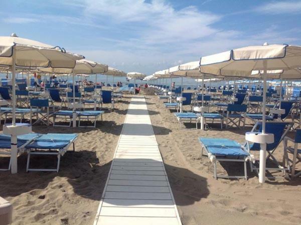 مارينا دي كارّارا Hotel Delfino المظهر الخارجي الصورة